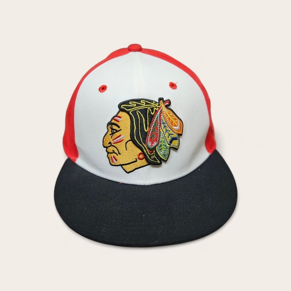 Fanatics Other - New Era Chicago Blackhawks NHL Snap Back Hat Perfect Condition